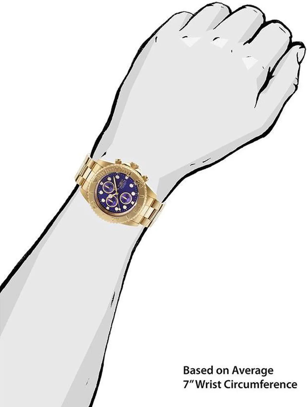 Alt view image 4 of 16 - Invicta Men's 19157 Pro Diver Quartz Multifunction Blue Dial Watch