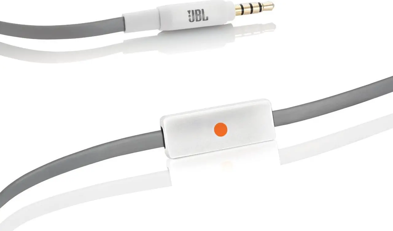 Alt view image 2 of 5 - JBL J22A High-Performance In-Ear Headphones with Microphone - White