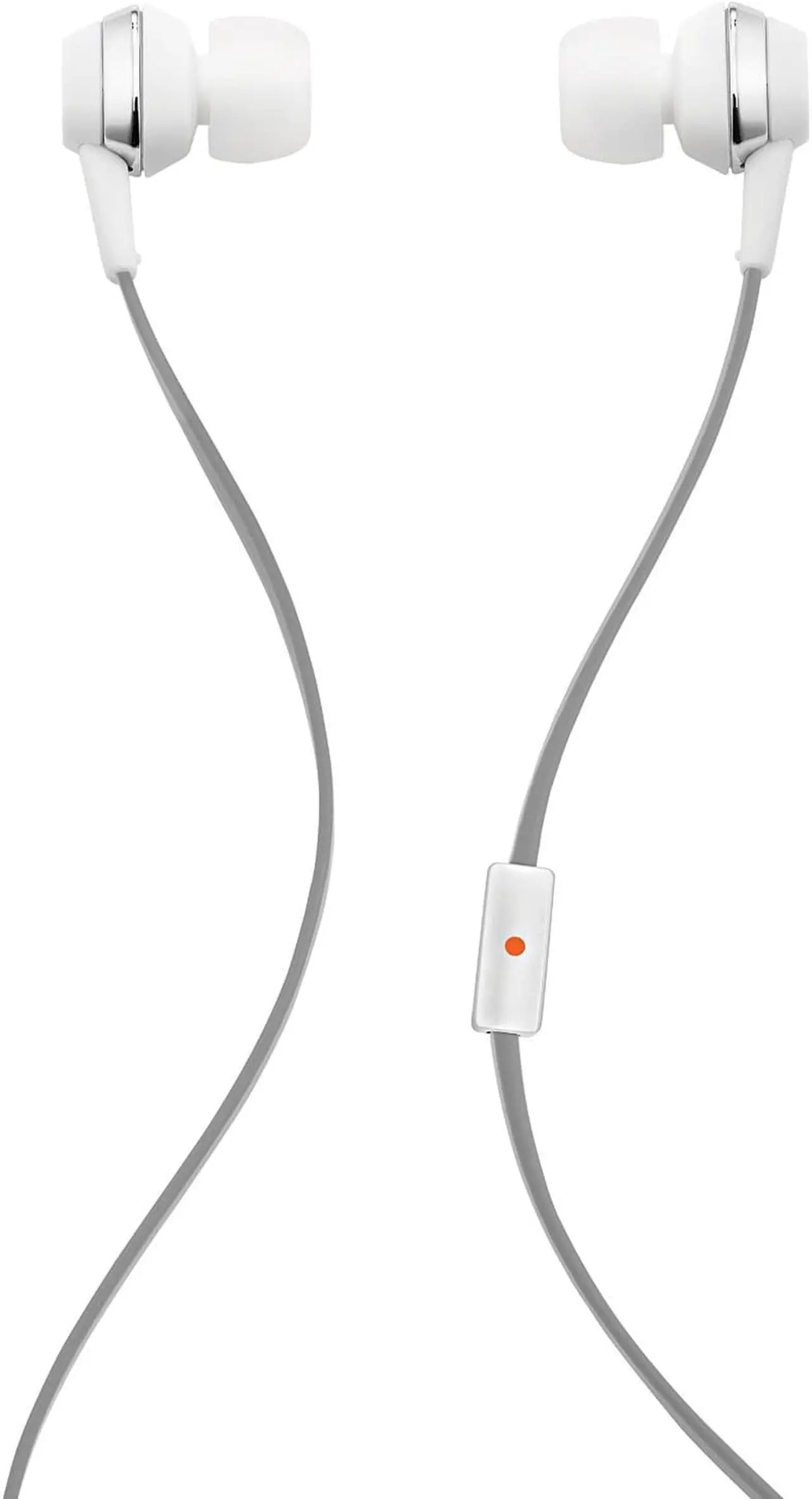 Alt view image 3 of 5 - JBL J22A High-Performance In-Ear Headphones with Microphone - White