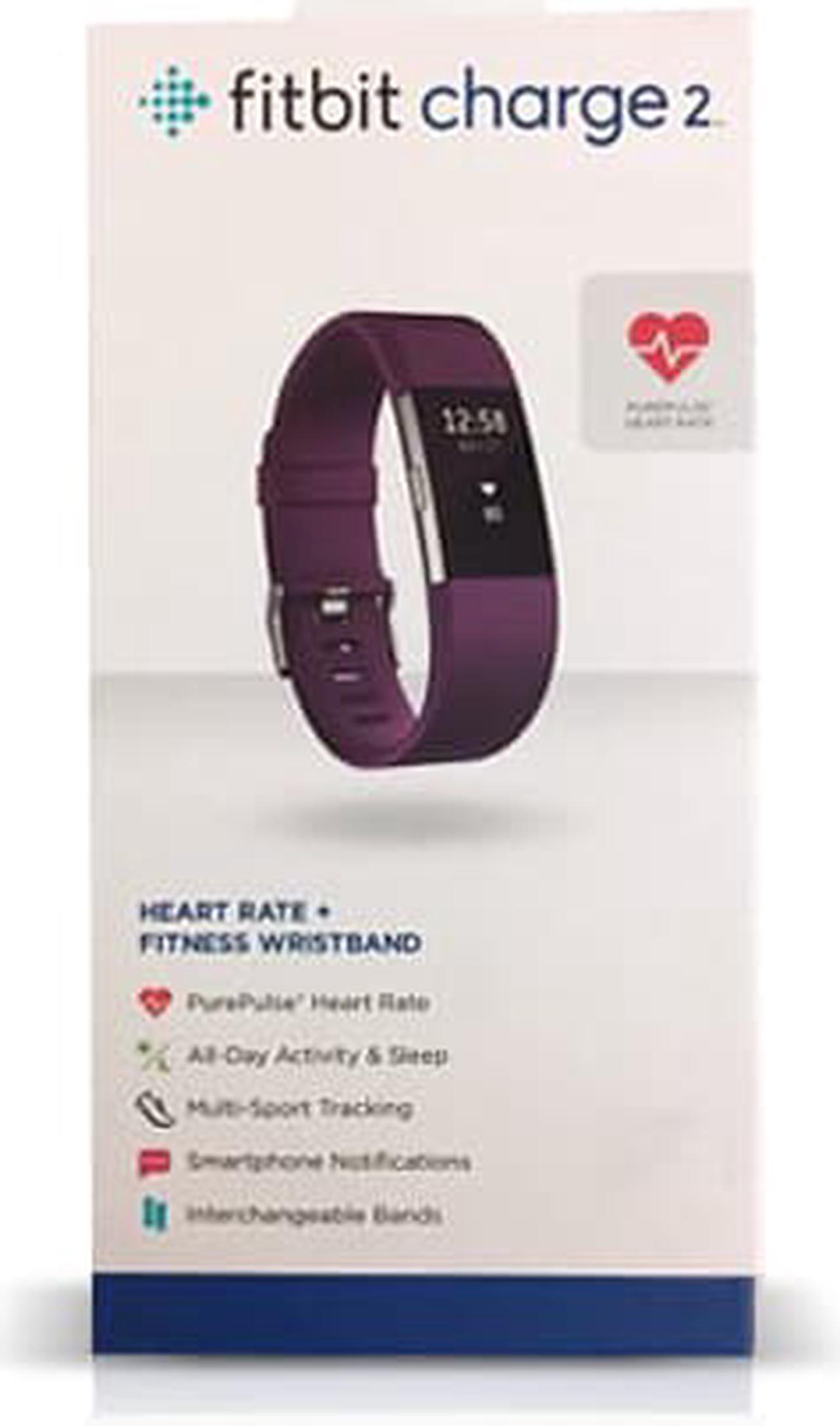 Alt view image 4 of 6 - Fitbit Charge 2 Heart Rate & Activity Tracker - Small (5.5"–6.7") / Purple