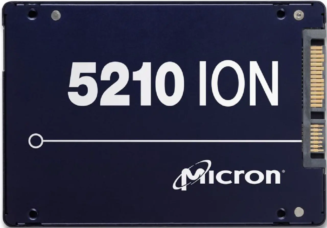 Main image of Micron 5210 ION 7.68TB SATA 6Gb/s 2.5" Enterprise SSD — MTFDDAK7T6QDE