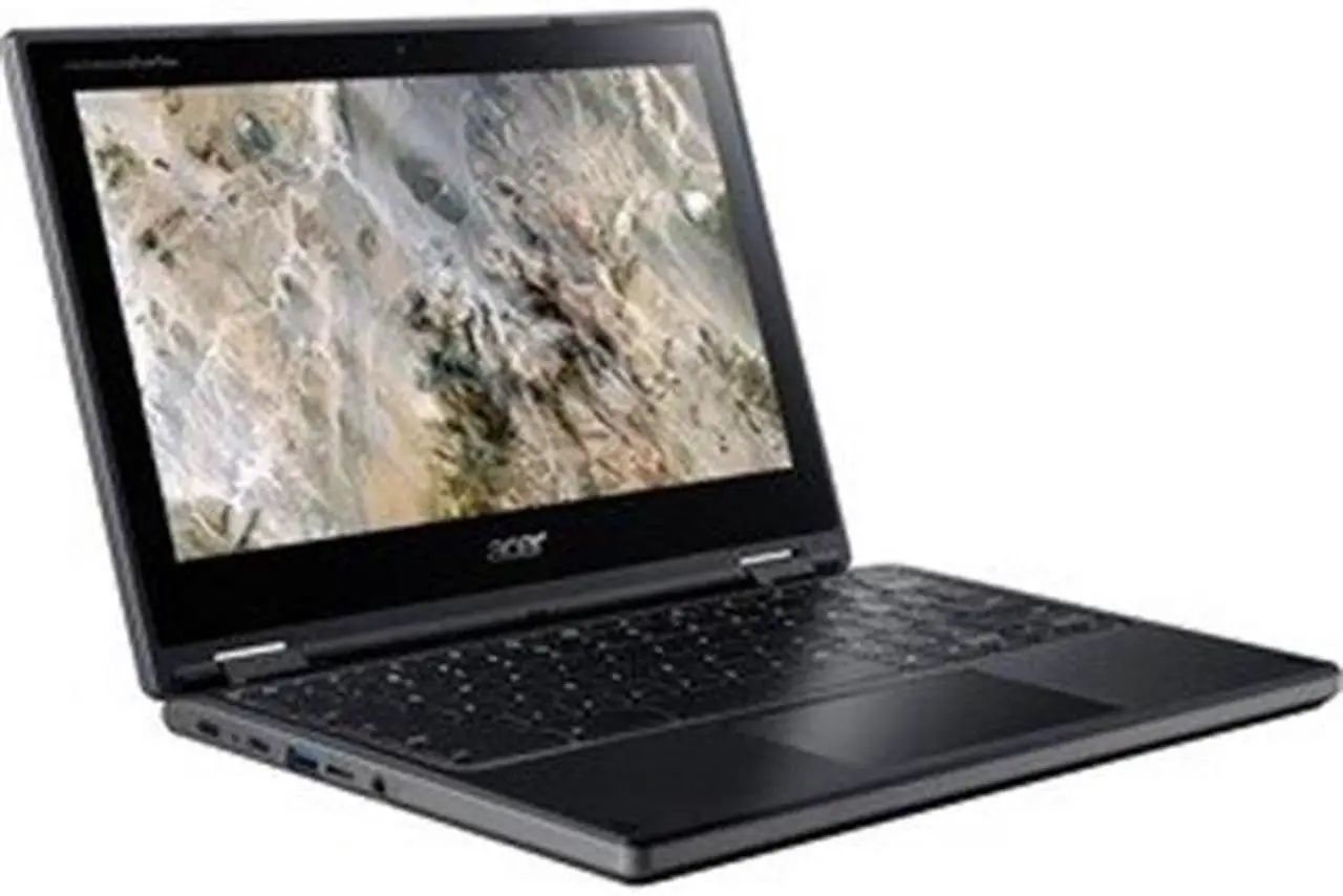 Alt view image 7 of 14 - Acer Chromebook Spin 311 R721T-62ZQ 11.6" Touchscreen 2 in 1 Chromebook - 1366 x 768 - A-Series A6-9220C - 4 GB RAM - 32 GB Flash Memory - Shale Black - Chrome OS - AMD Radeon R5 Graphics - In-pl