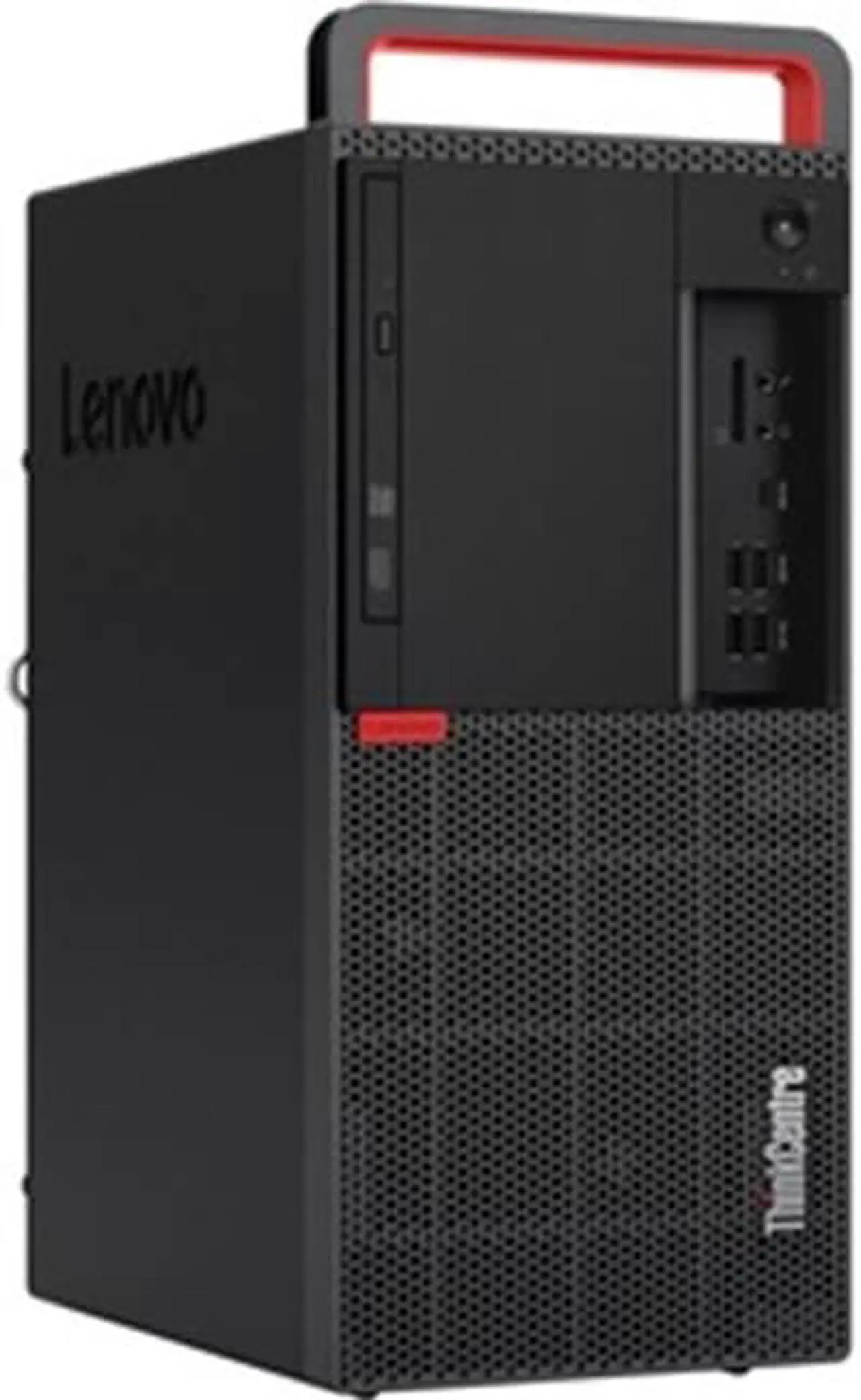 Alt view image 8 of 8 - Lenovo ThinkCentre M920t 10SF0046US Desktop Computer - Core i5 i5-9500F - 8 GB RAM - 256 GB SSD - Tower - Black - Windows 10 Pro 64-bit - AMD Radeon 520 2 GB - DVD-Writer - English Keyboard