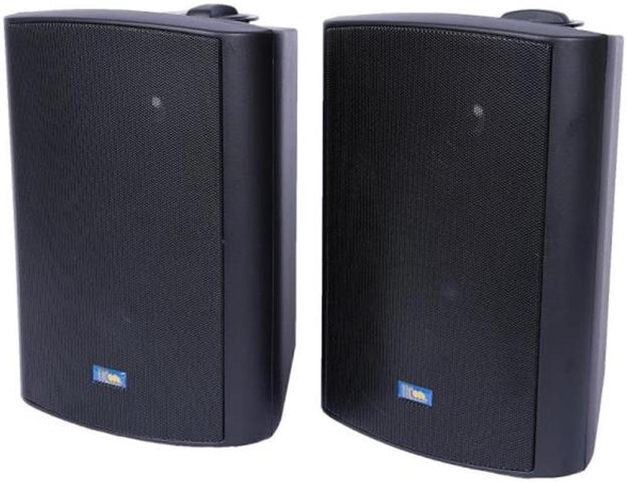 Alt view image 13 of 13 - TIC ASP120-B 6.5" Weather-Resistant Outdoor Patio Speakers with 70v Switch (Pair) - Black