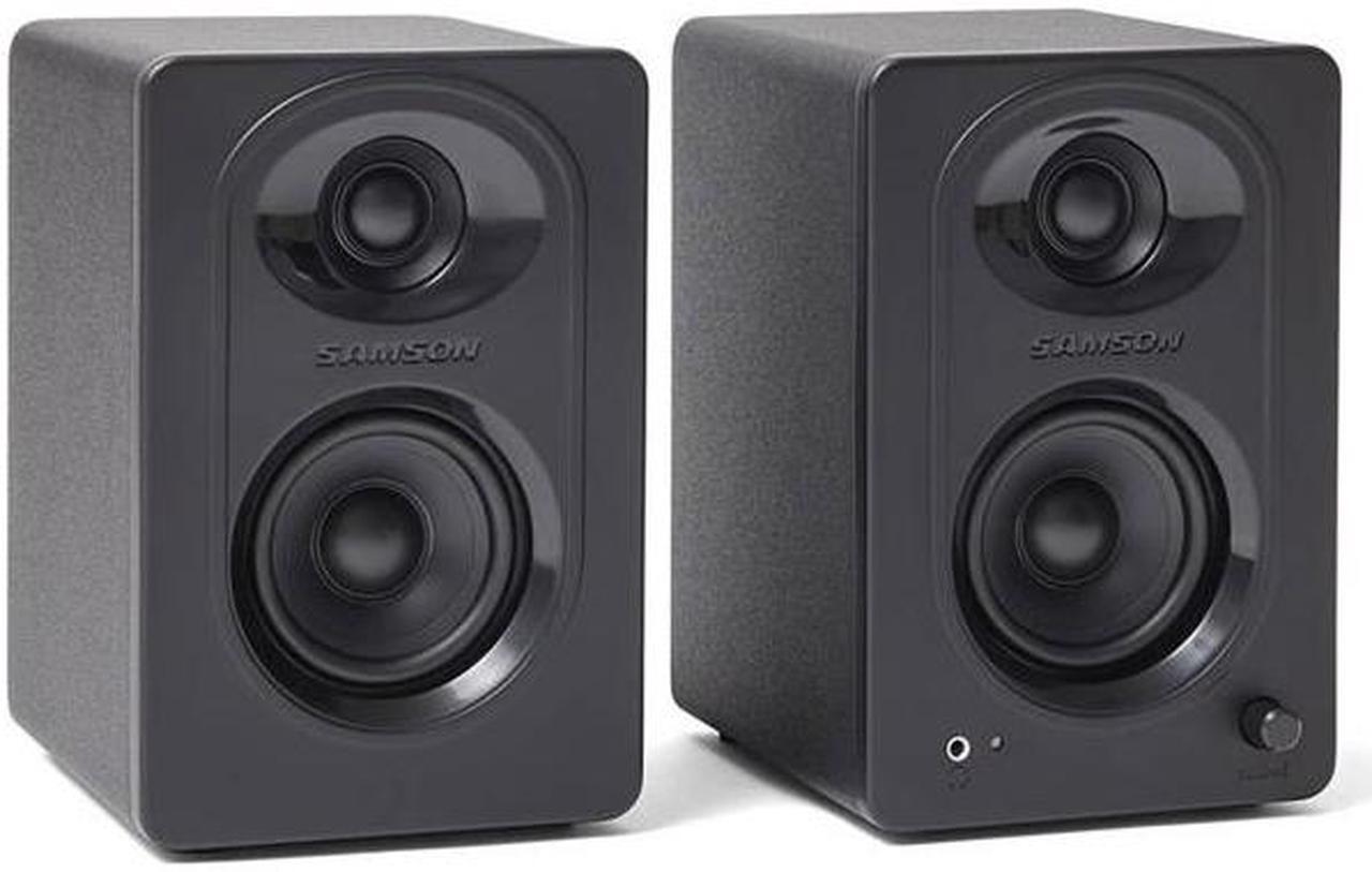 Alt view image 20 of 20 - Samson MediaOne M30 Powered Studio Monitors (Pair)
