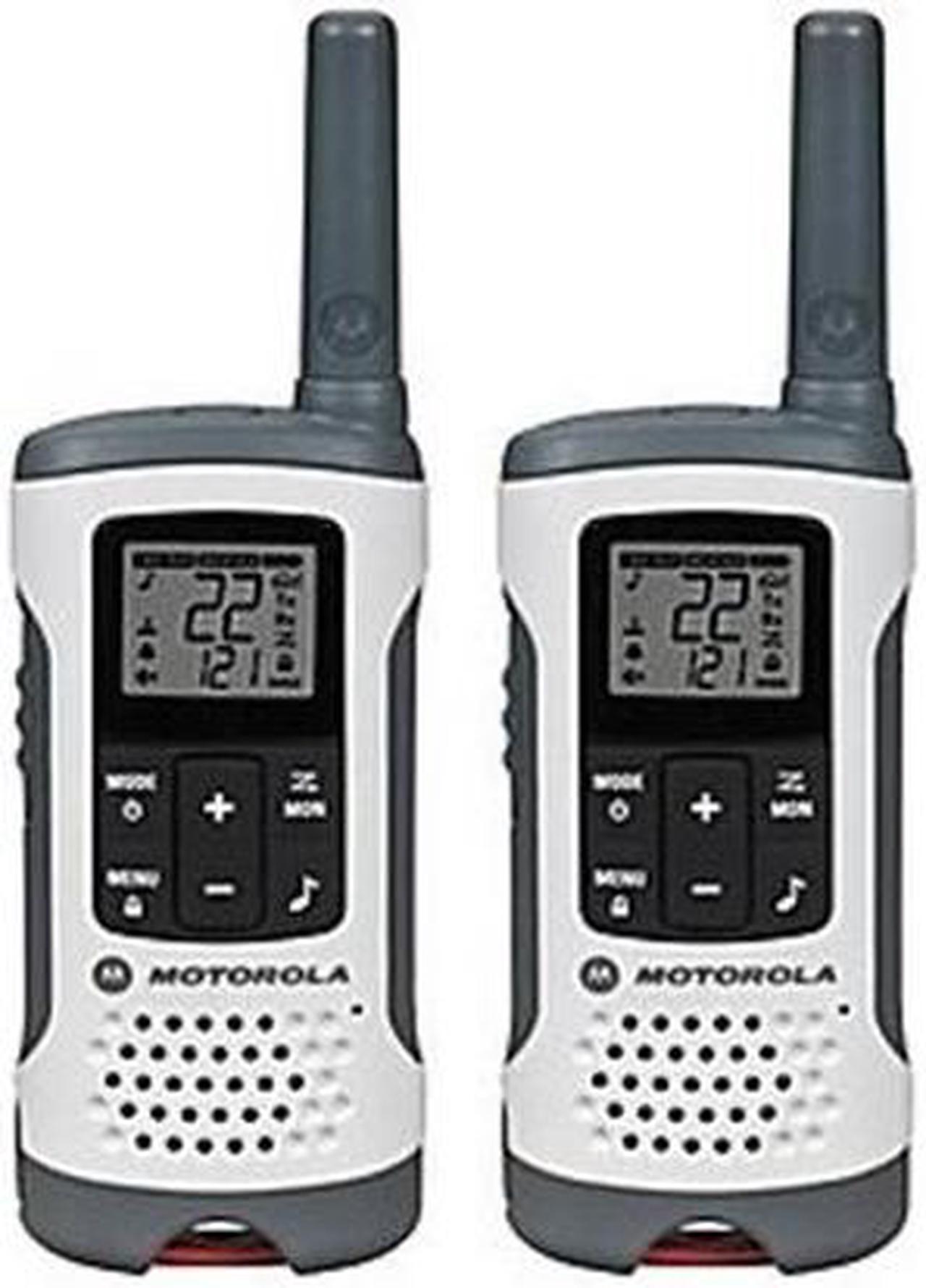 Alt view image 16 of 20 - Motorola T260 Two-Way Radio - 37KM Model + NOAA Rechargeable  (Dual Pack)
