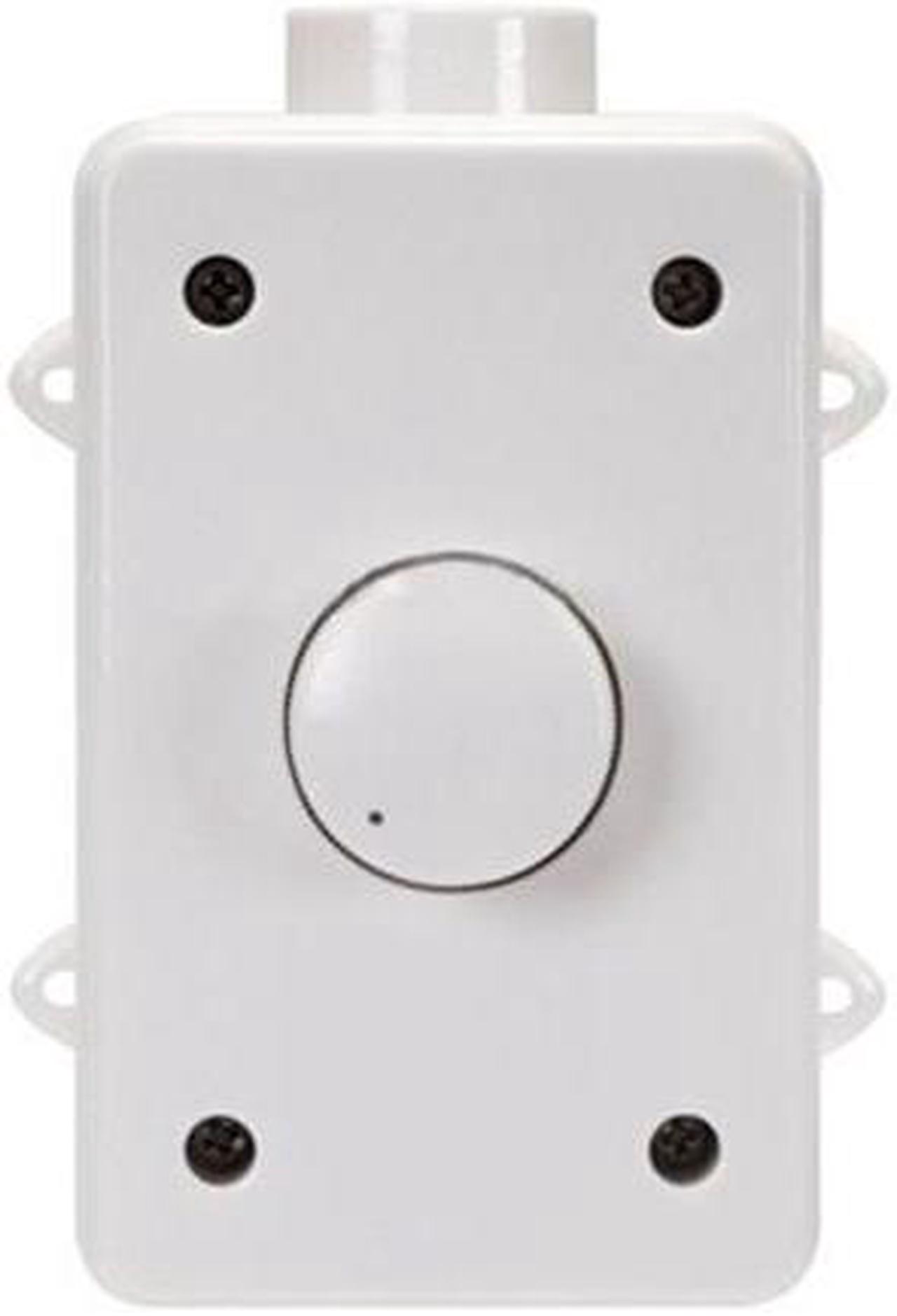 Alt view image 3 of 7 - Monoprice Outdoor Speaker Volume Controller RMS 100W, White