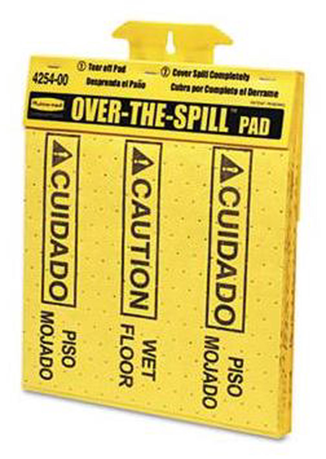 Main image of Rubbermaid Commercial Pad,Ovrspill,Tblt,22pd,Yw 4254