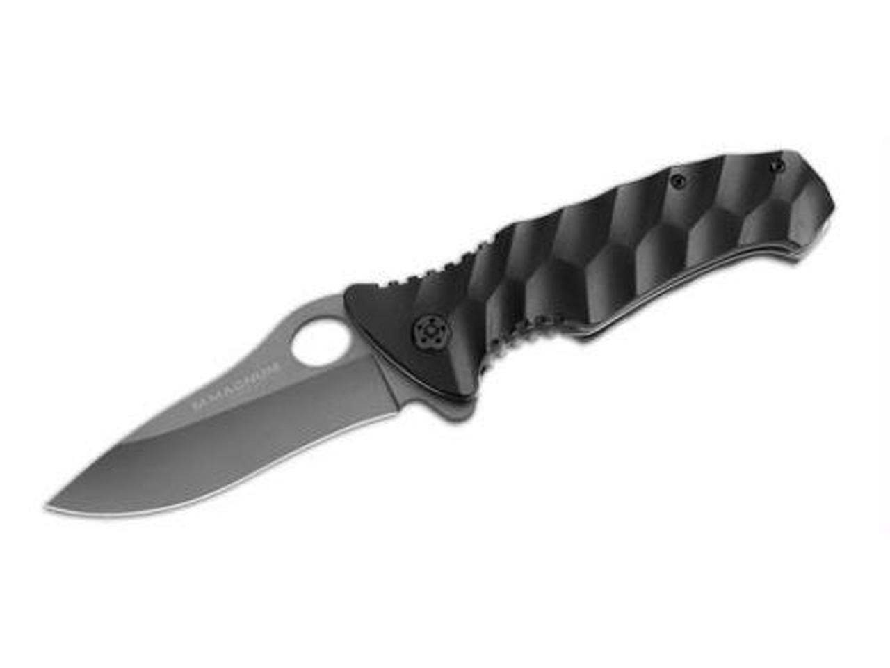 Alt view image 2 of 11 - Magnum Waves Pocket Knife with Aluminum Wave-Shaped Handle