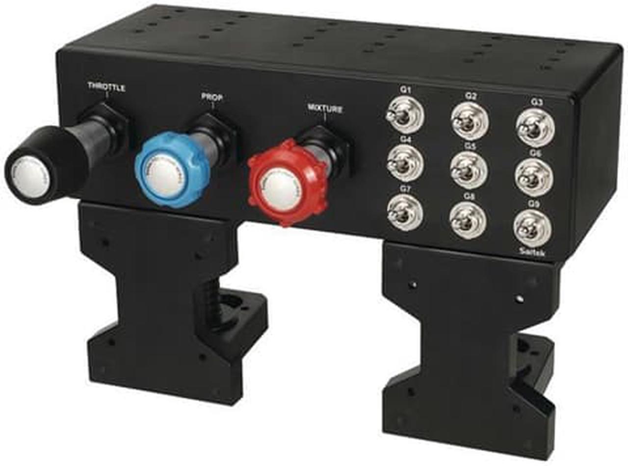 Alt view image 2 of 13 - Saitek PRO Flight TPM System - Throttle/Prop/Mixture Axis