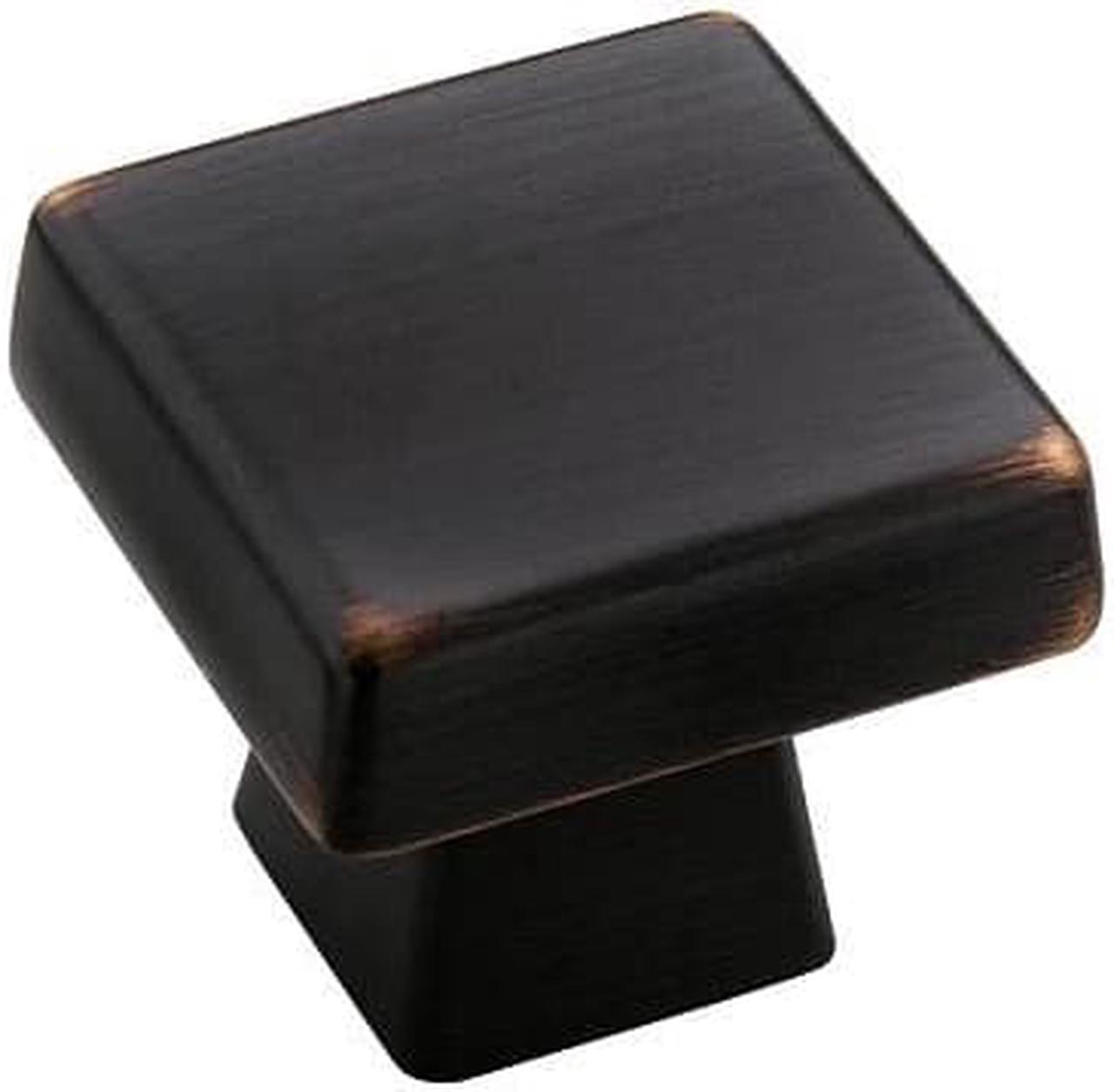 Amerock BP55271ORB Blackrock Square Knob - Oil-Rubbed Bronze