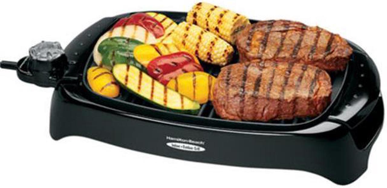 Main image of Hamilton Beach 8 Serving Health Smart Indoor / Outdoor Smokeless Grill 31605N
