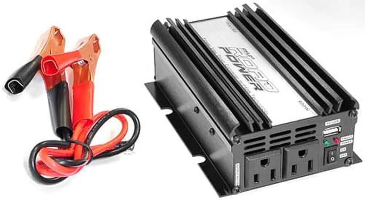 Alt view image 4 of 8 - Plug in Car 600 Watt 12v DC to 115 Volt AC Power Inverter w/ Modified Sine Wave & 5 Volt USB Outlet