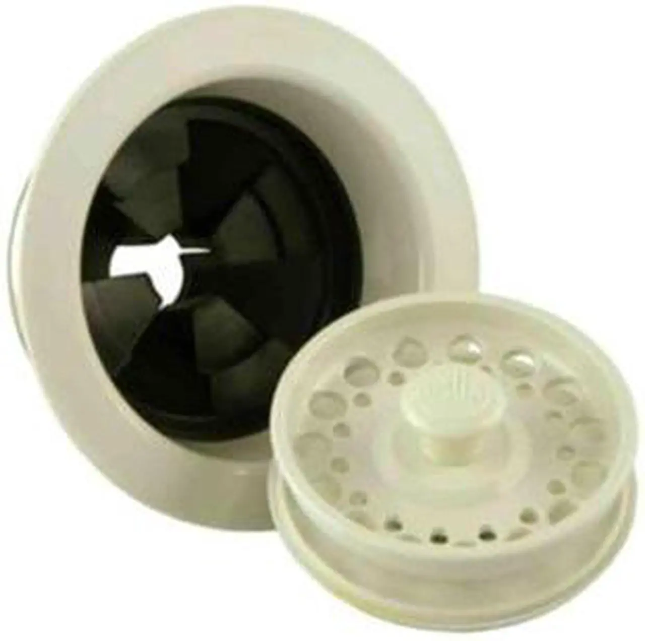 Main image of Opella 90188.2 Stainless Steel Flange and Stopper in Almond for ISE Disposers