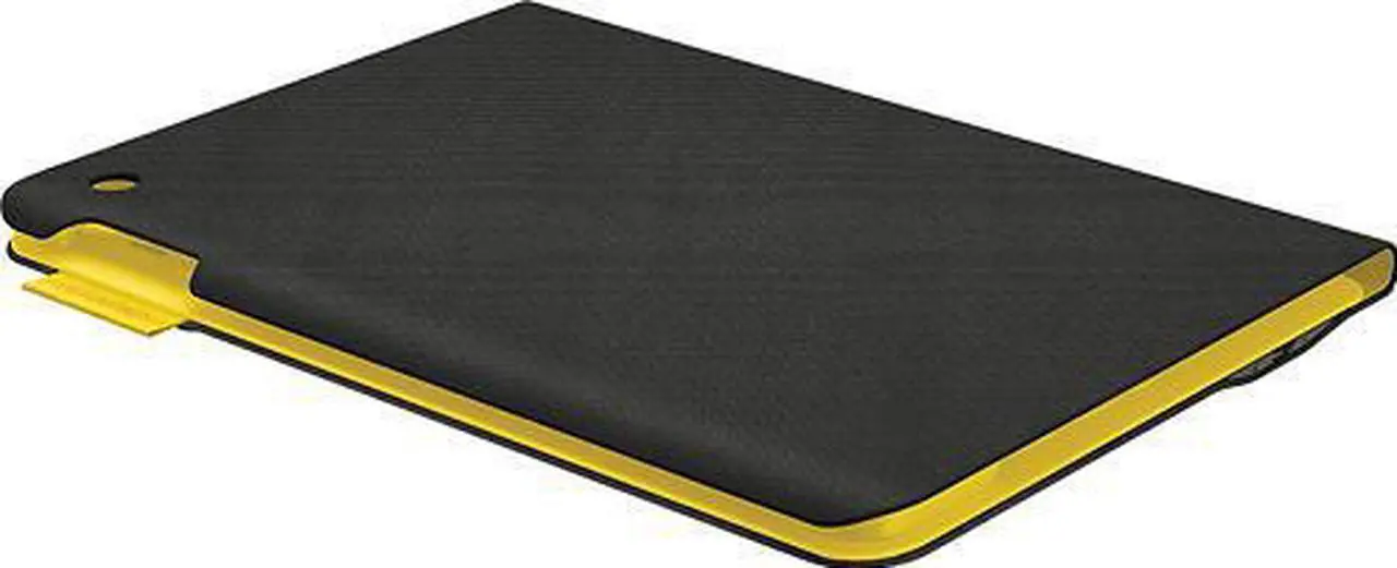 Main image of Logitech Fabric Skin Keyboard Folio For iPad Air - Urban Grey & Yellow