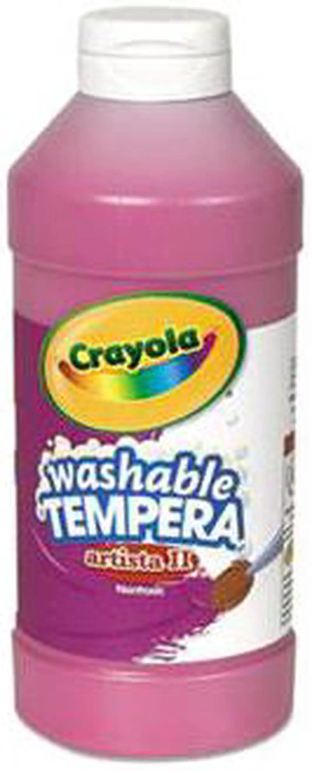 Alt view image 2 of 6 - Crayola Artista II Washable Tempera Paint Magenta 16 oz 543115069