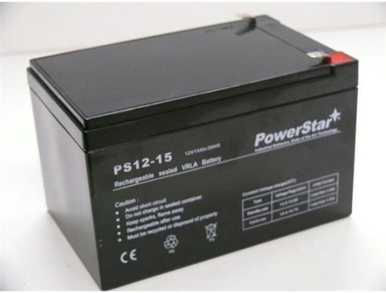 Main image of PowerStar® 12V 15Ah Replaces Yuasa Enersys Genesis NP12-12 -