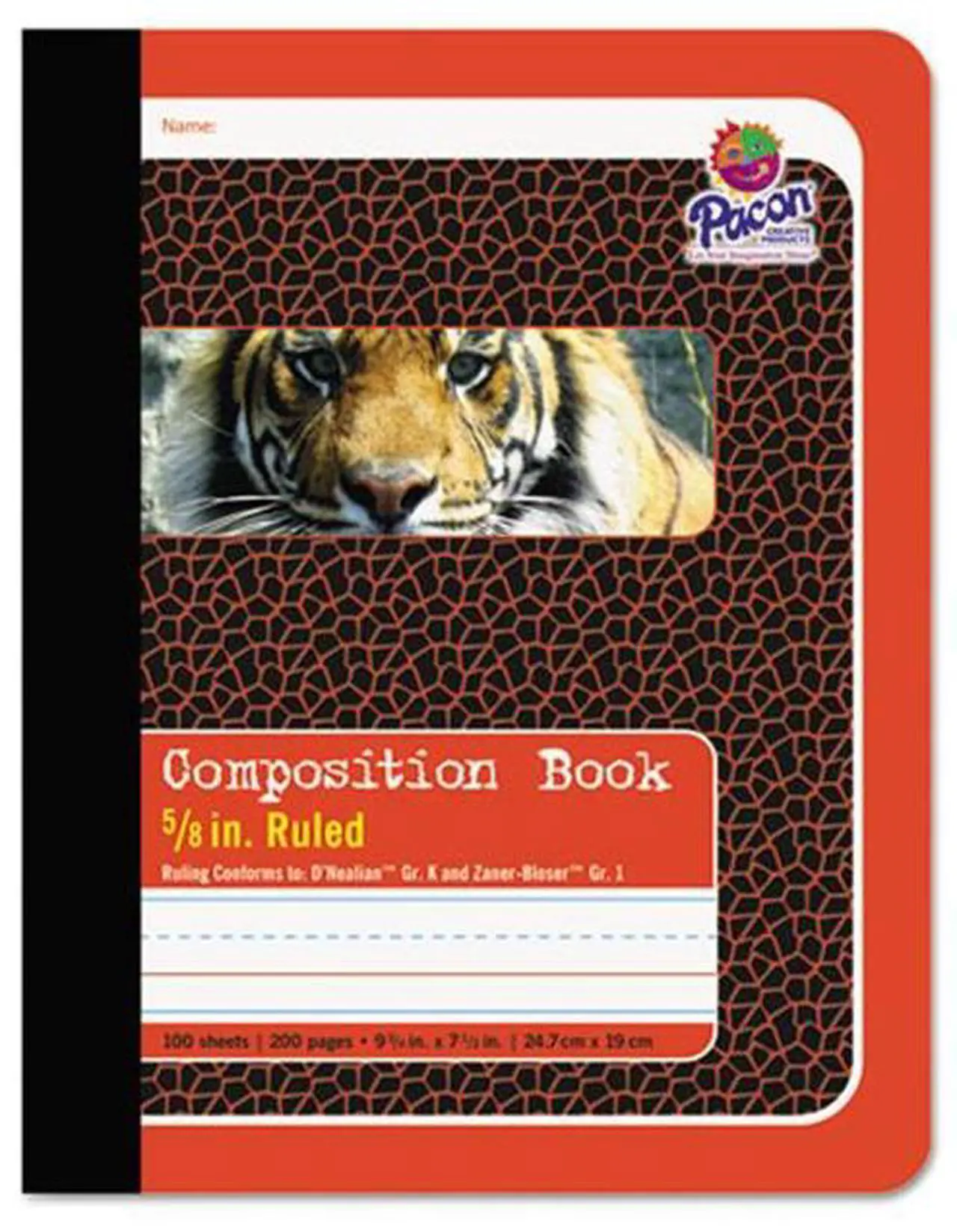 Alt view image 3 of 12 - Pacon 2427 Composition Book 100 Sheet - Ruled - 9.75" x 7.50" - 1 Each - White Paper