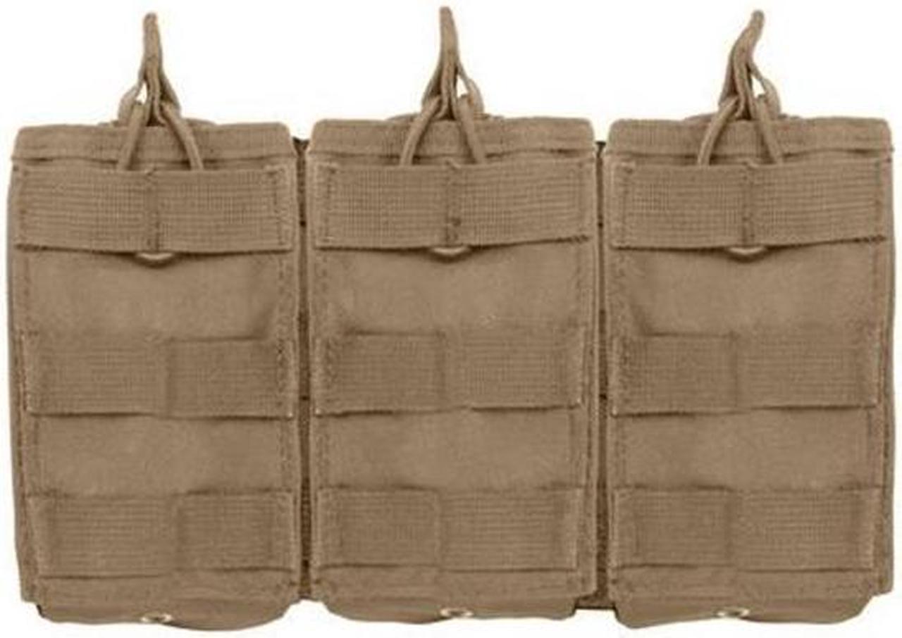 Alt view image 8 of 12 - Loaded Gear CX-200 Triple Magazine Pouch - Dark Earth