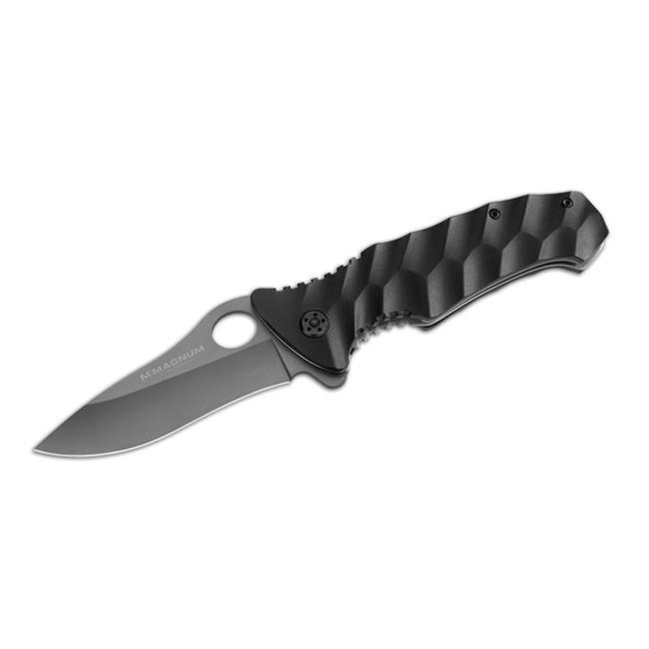 Alt view image 11 of 11 - Magnum Waves Pocket Knife with Aluminum Wave-Shaped Handle
