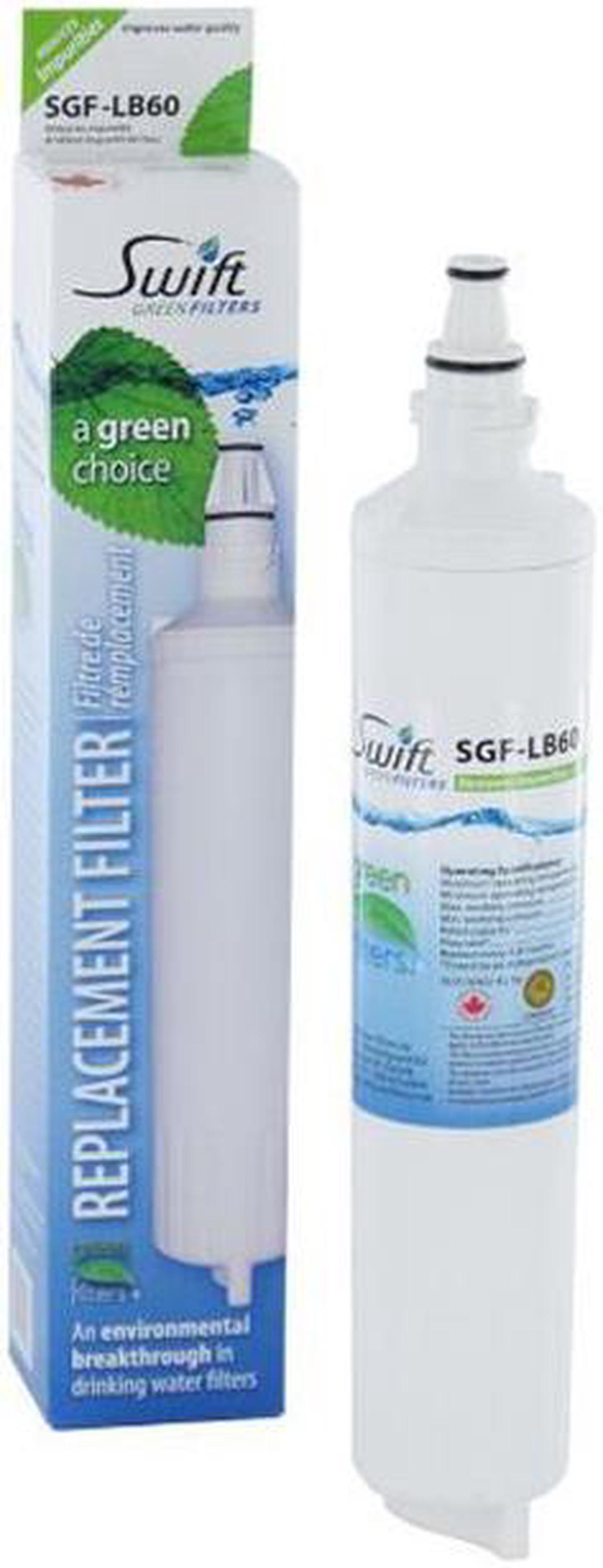 Alt view image 2 of 8 - Swift Green Filters SGF-LB60 Water Filter (Replacement for LG 5231JA2006B, LT 600P & 5231JA2005A)