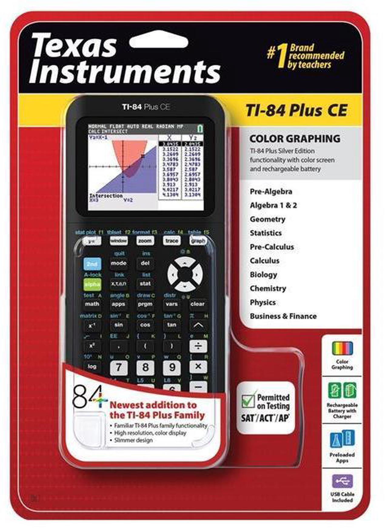 Alt view image 5 of 20 - Ti84 Plus Ce Graphing Black
