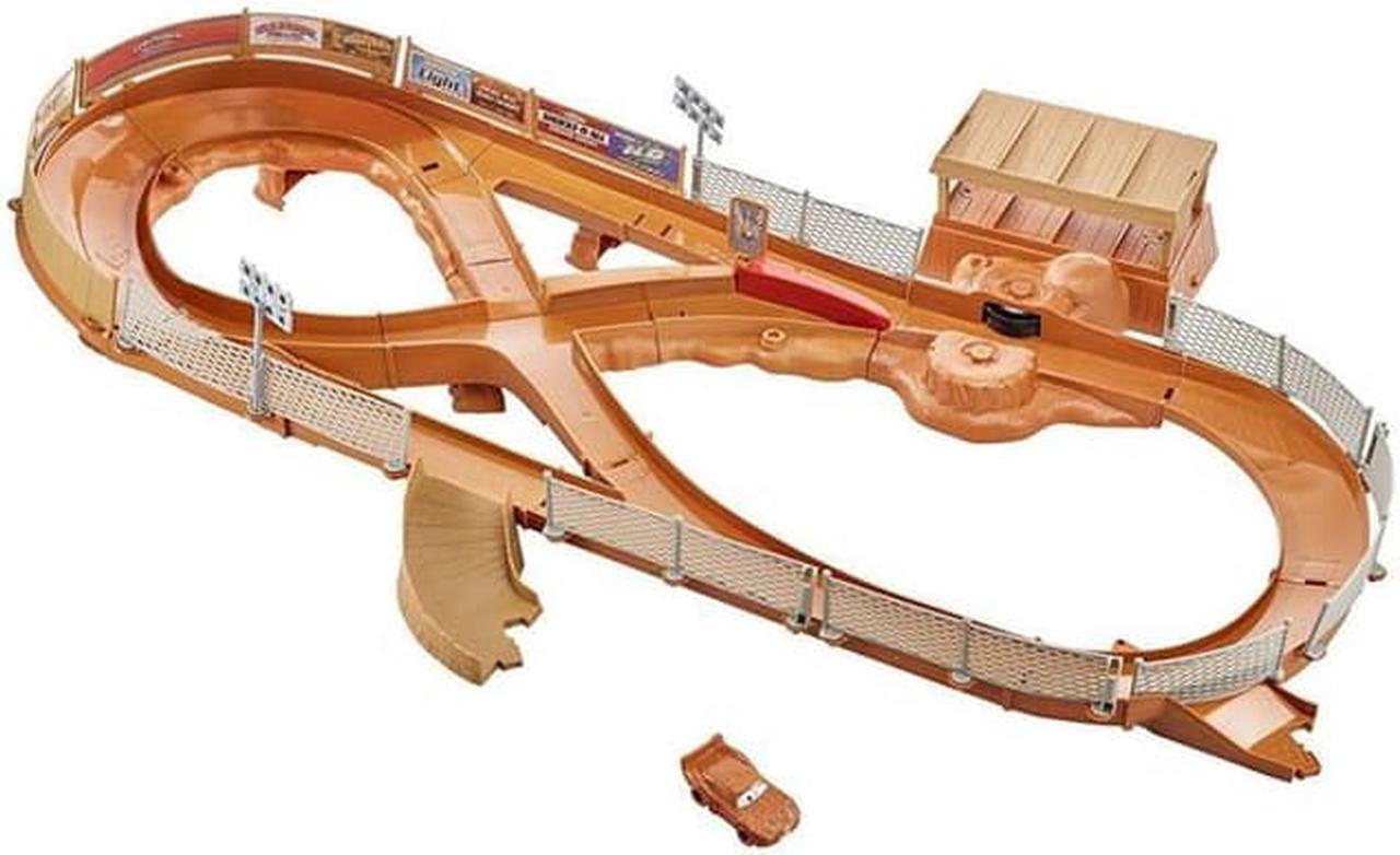 Main image of Mattel FCW01 3 Thunder Hollow Track Disney Pixar Cars Criss-cross Set