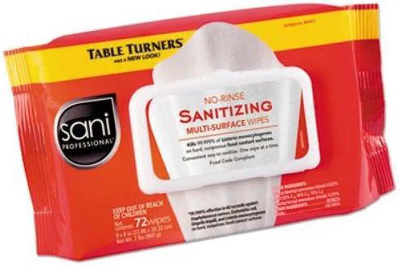 Alt view image 2 of 5 - Sani Professional M30472 No-Rinse Sanitizing Wipes