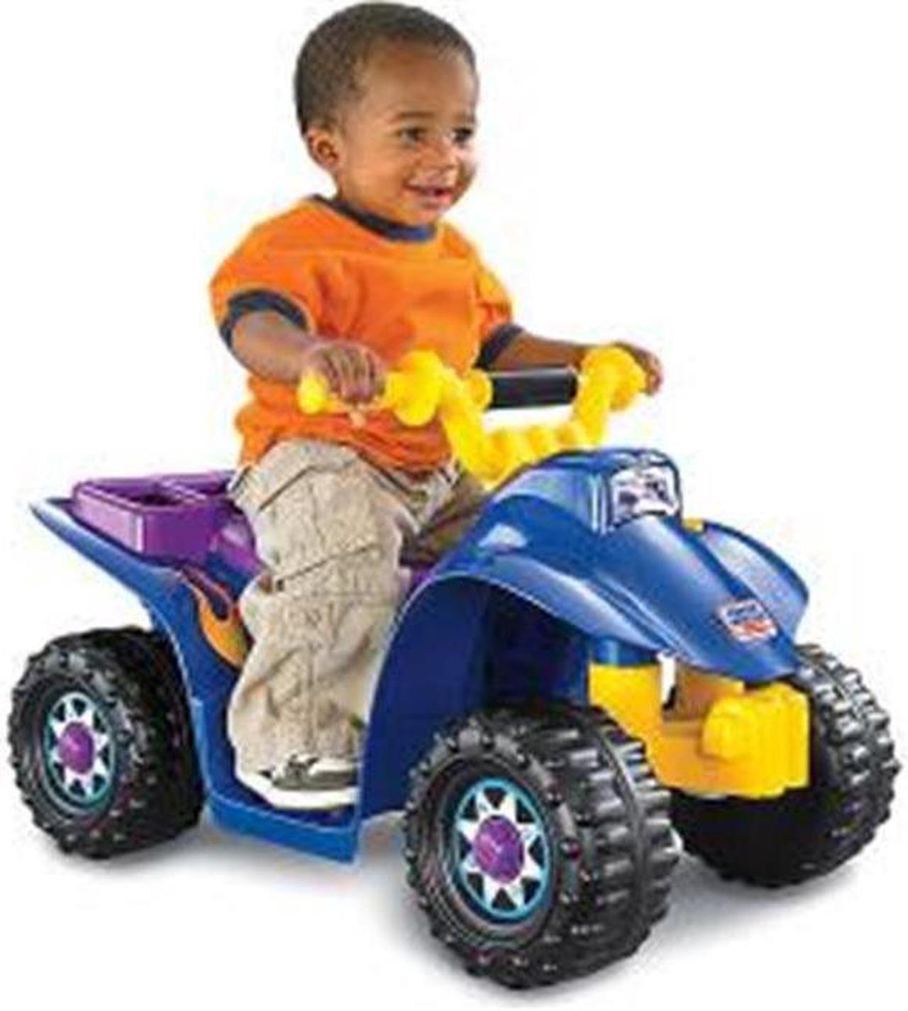 Alt view image 6 of 6 - Fisher-Price Power Wheels Lil Quad Ride-On