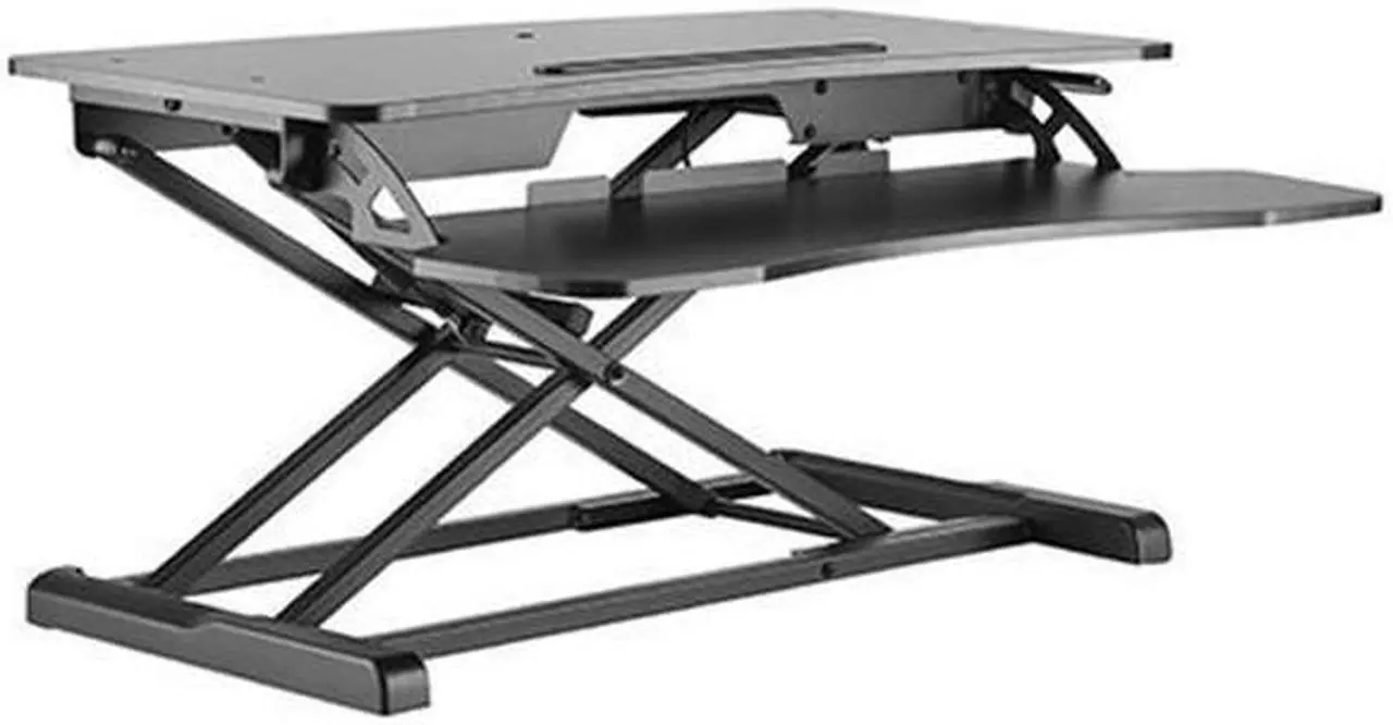 Main image of Amer Networks EZRISER30 Sit & Stand for Integrated Desk Workstation - Black