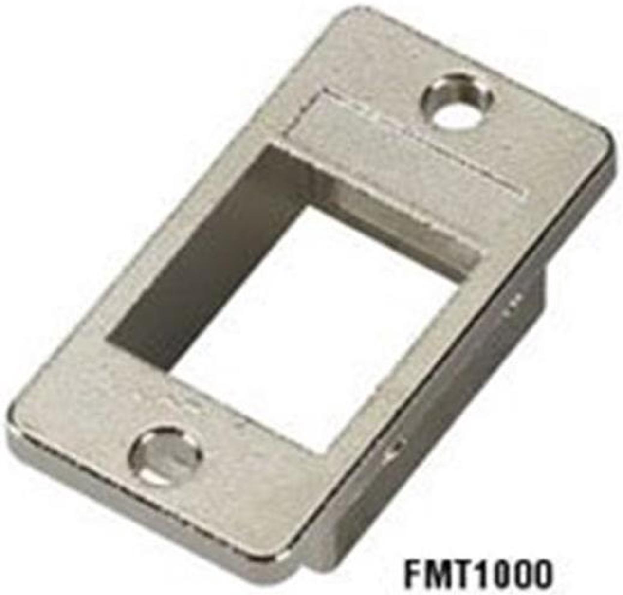 Main image of Black Box FMT1000 Panel Mount Bezel Keystone Open Ing Silver