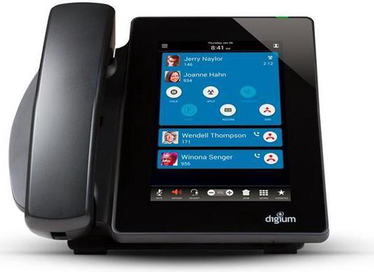 Main image of Digium 1TELD080LF Phone D80 SIP with HD Voice Gigabit 7.0 in. Color Display Capacitive Touch