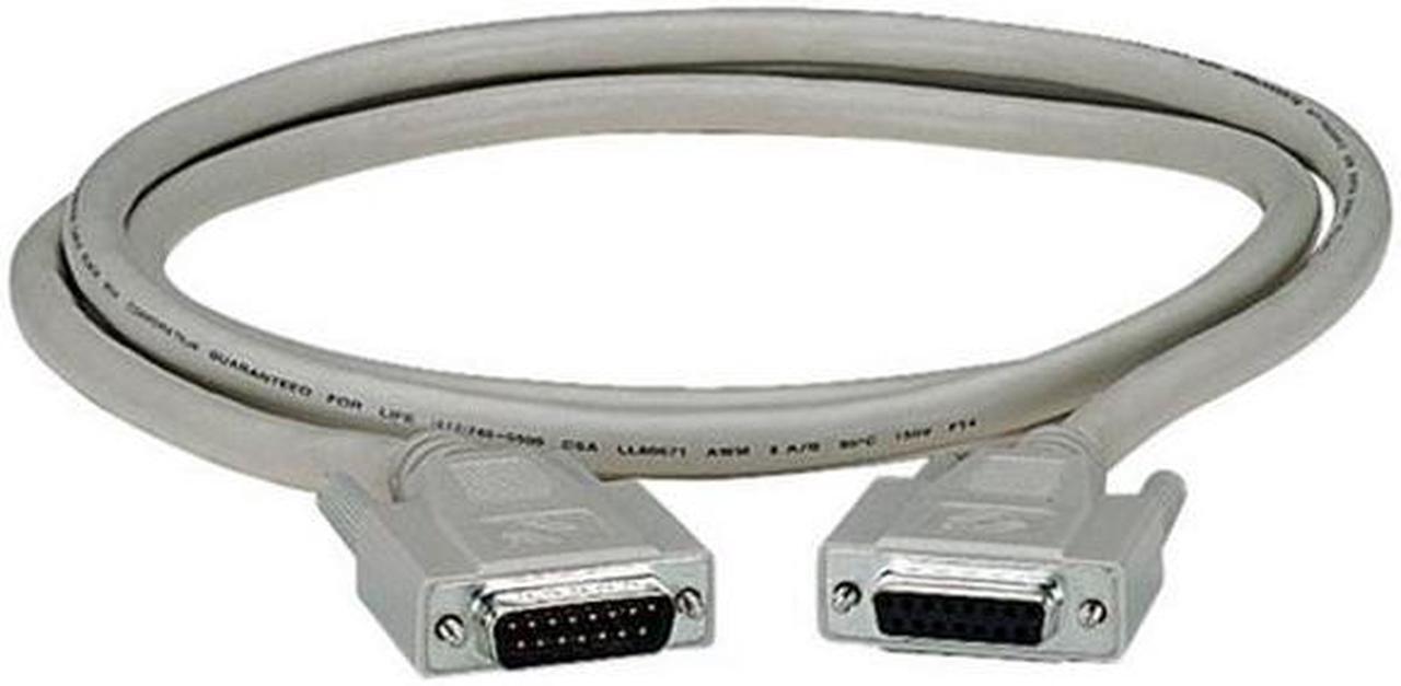 Alt view image 2 of 3 - DB15-MOLDED SHIELDED DATA M/F THMB 5FT