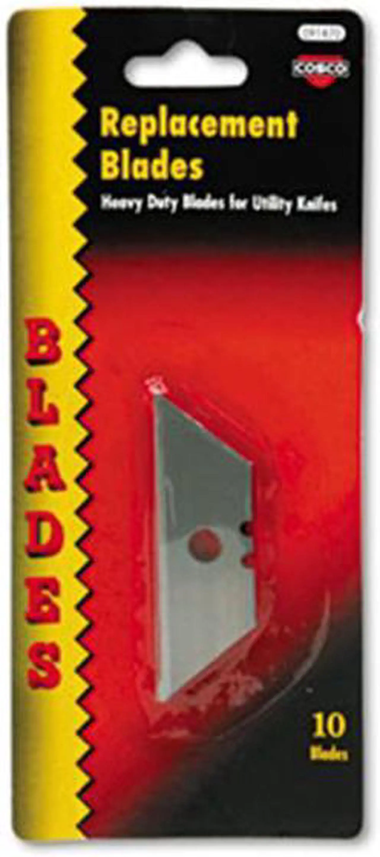 Main image of Cosco Heavy-Duty Utility Knife Blades, 10/Pack 091470