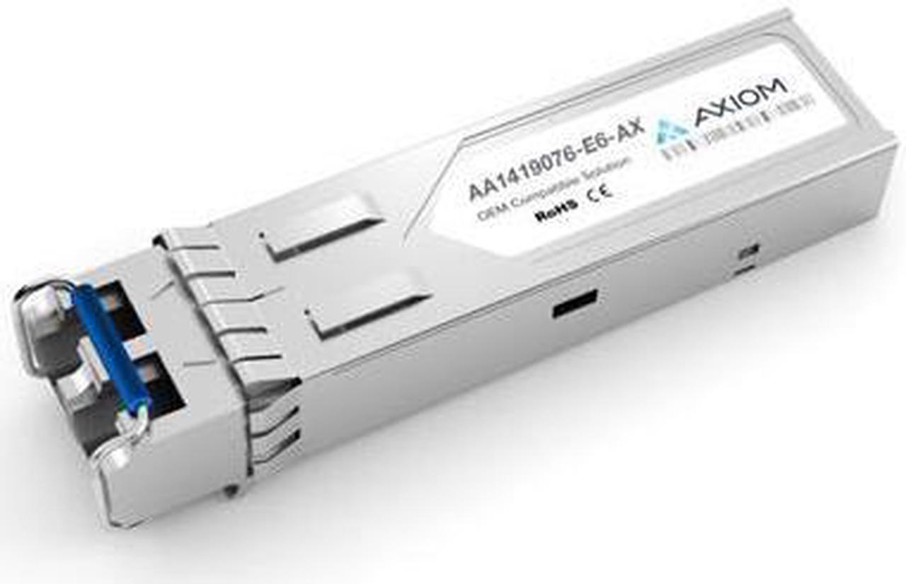 Axiom AA1419076-E6-AX Sfp (Mini-Gbic) Transceiver Module (Equivalent To: Avaya/Nortel Aa1419076-E6) - Gigabit Ethernet - 1000Base-Bx10-U - Lc Single-Mode - Up To 6.2 Miles - 1310 (Tx) / 1490 (Rx) Nm