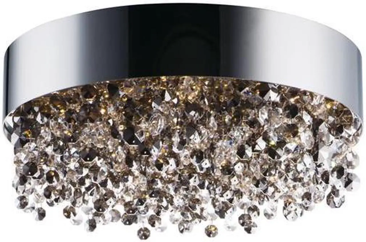 Main image of Maxim 39650MSKPC 16 in. Mystic 11-Light LED Flush Mount Ceiling Light, Polished Chrome