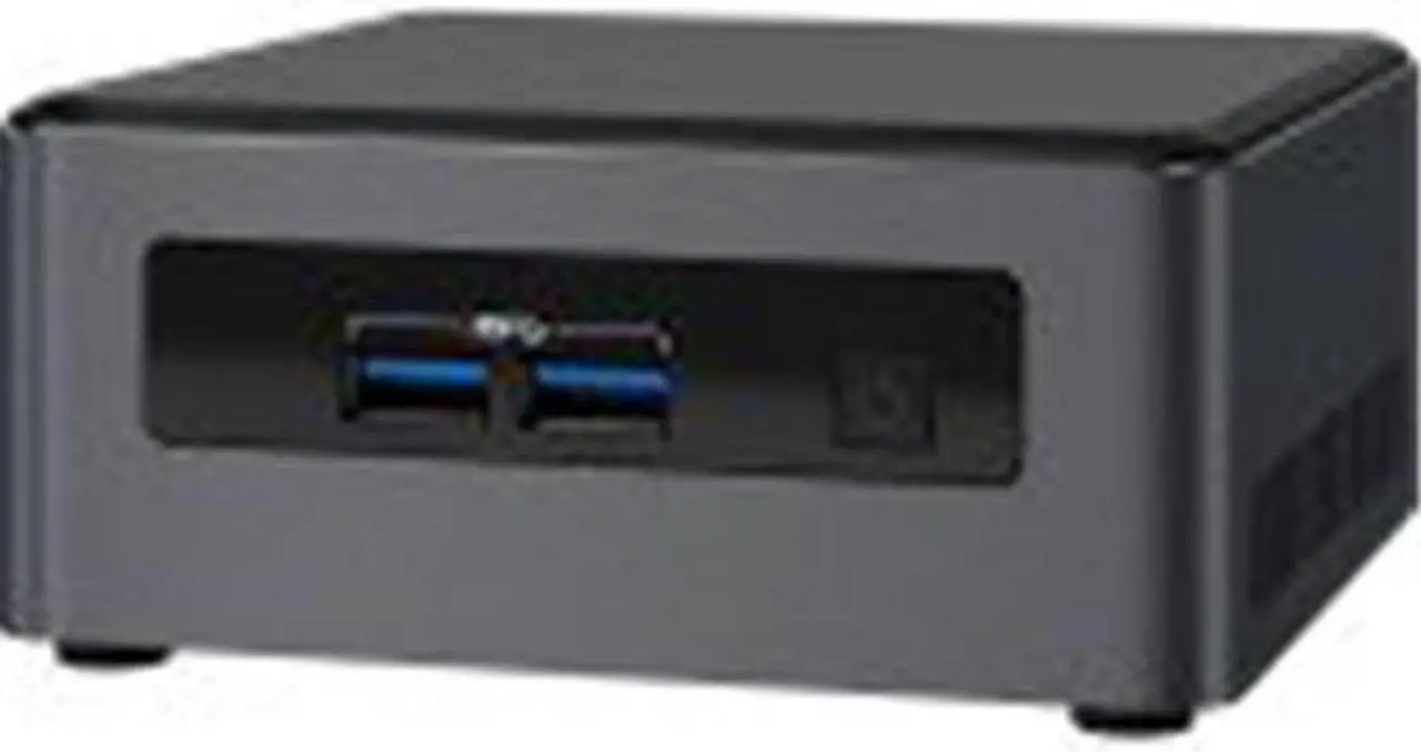 Alt view image 6 of 6 - Intel NUC 7 Business NUC7i3DNHNC Desktop Computer - Intel Core i3 (7th Gen) i3-7100U 2.40 GHz - 4 GB DDR4 SDRAM - 1 TB HDD - Windows 10 Pro 64-bit - Mini PC - Intel HD Graphics 620 Graphics - Wireless