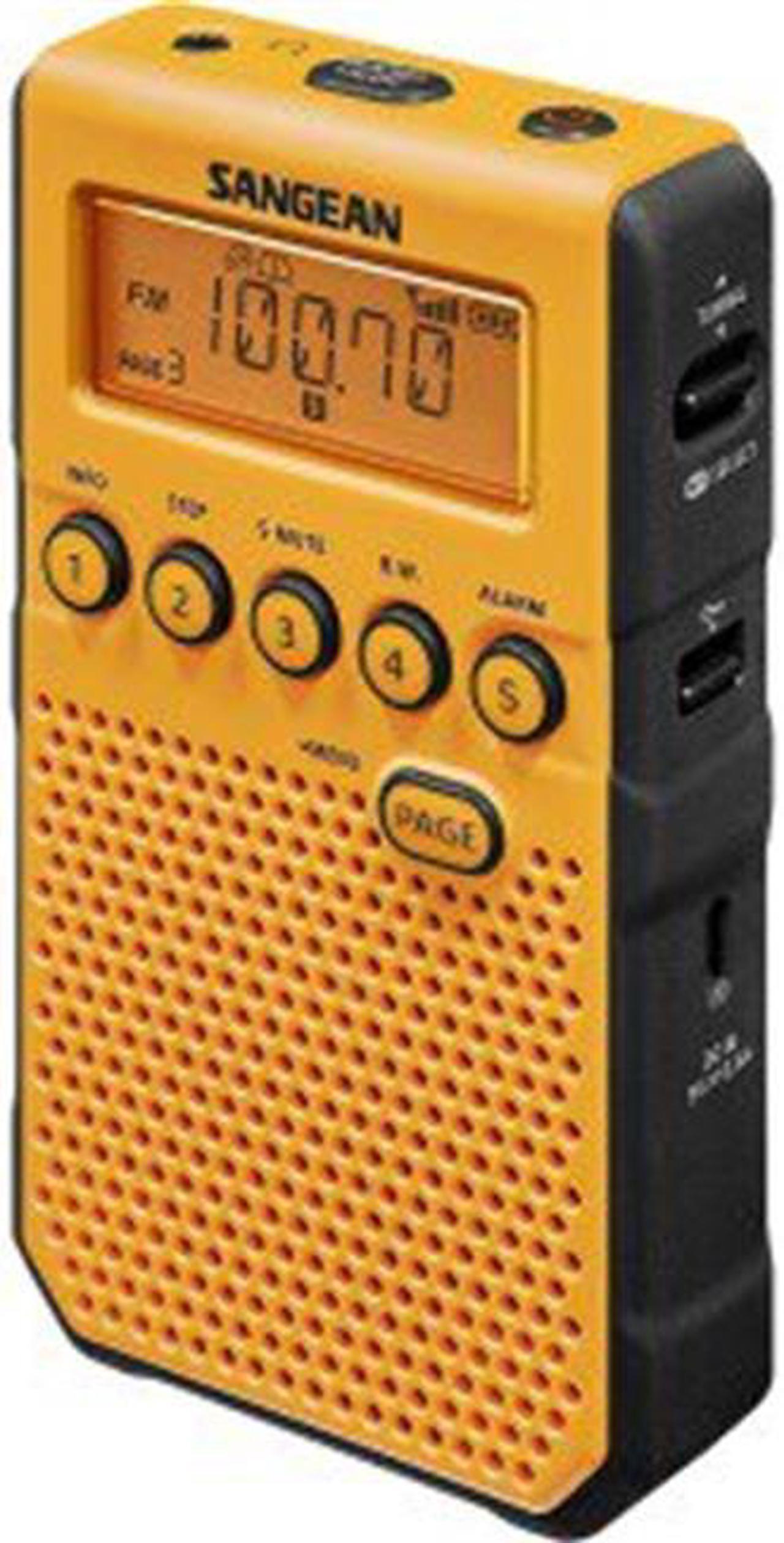 Main image of Sangean - DT-800YL - Sangean DT-800YL Weather & Alert Radio - with Weather Disaster, Child Abduction Emergency (Amber