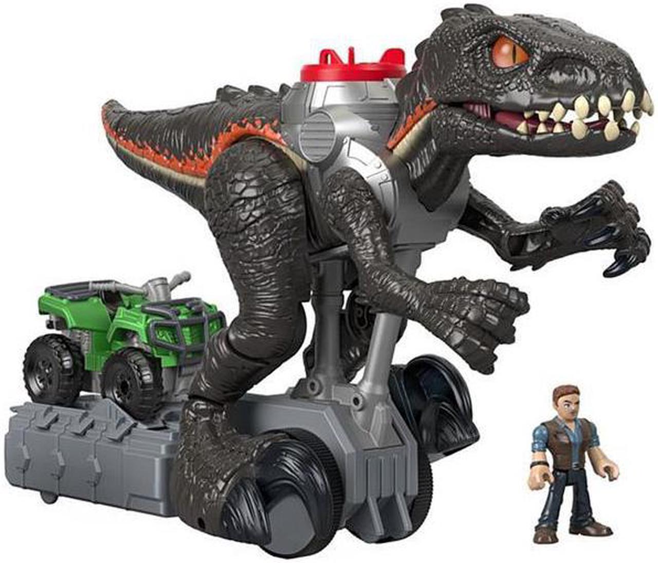 Alt view image 3 of 18 - Fisher-Price Imaginext Jurassic World, Walking Indoraptor Dinosaur