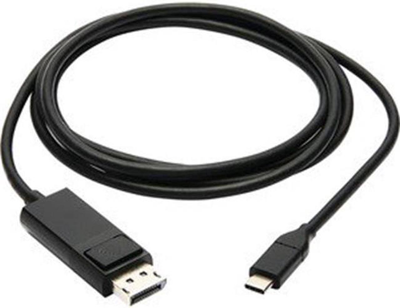 Tripp Lite U444-006-DP-BE 6 ft. USB-C to Display Port Male to Male Adapter, Black