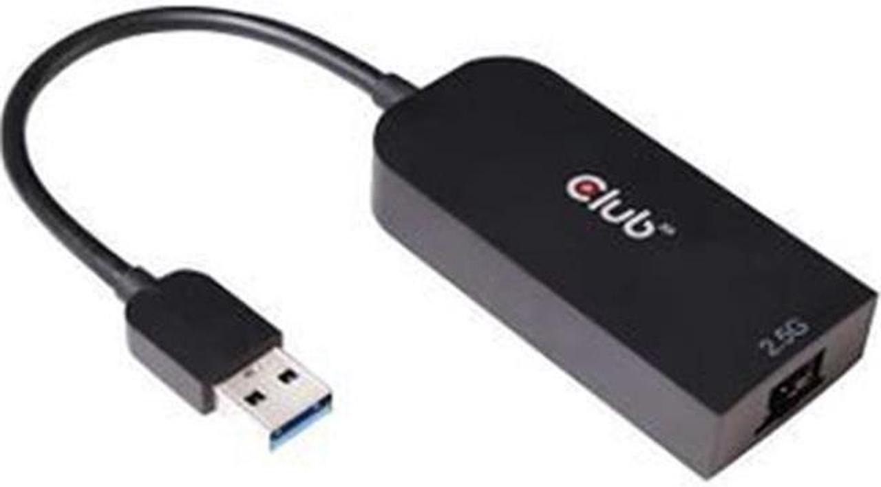 Club 3D Usb 3.2 Gen1 Type A To Rj45 2.5Gb Adapter