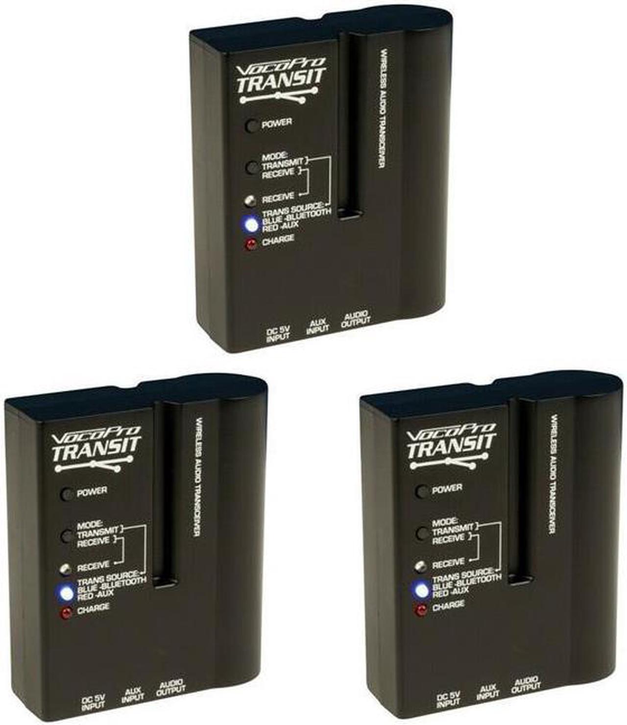 Main image of VocoPro TRANSIT Rechargeable Bluetooth Wireless Transceivers for Active PA