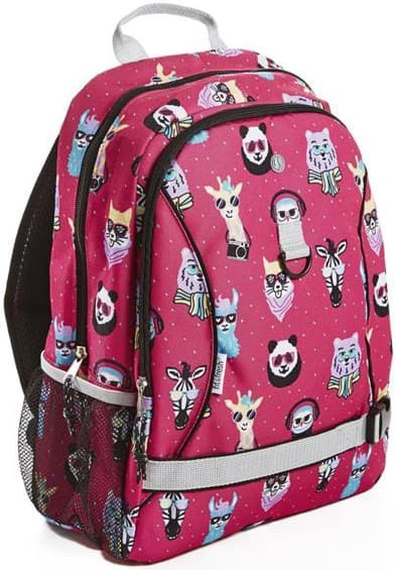 Main image of MedPort 2733KFFWB1933 Fit & Fresh Pink Hipster Animals Backpack