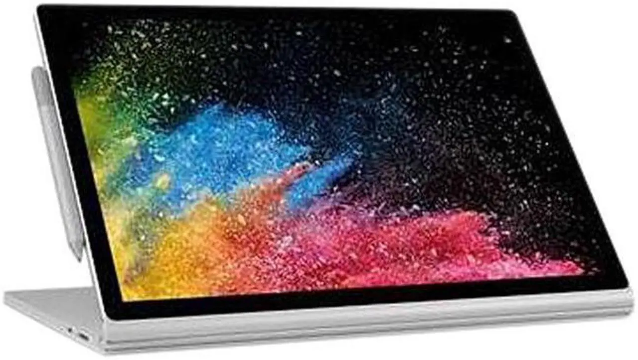 Main image of Microsoft Surface Book 2 JJQ-00001 Intel Core i7 8th Gen 8650U (1.90 GHz) 16 GB Memory 256 GB PCIe SSD NVIDIA GeForce GTX 1060 15.0" Touchscreen 3240 x 2160 Detachable 2-in-1 Laptop Windows 10 Pro 64-Bit