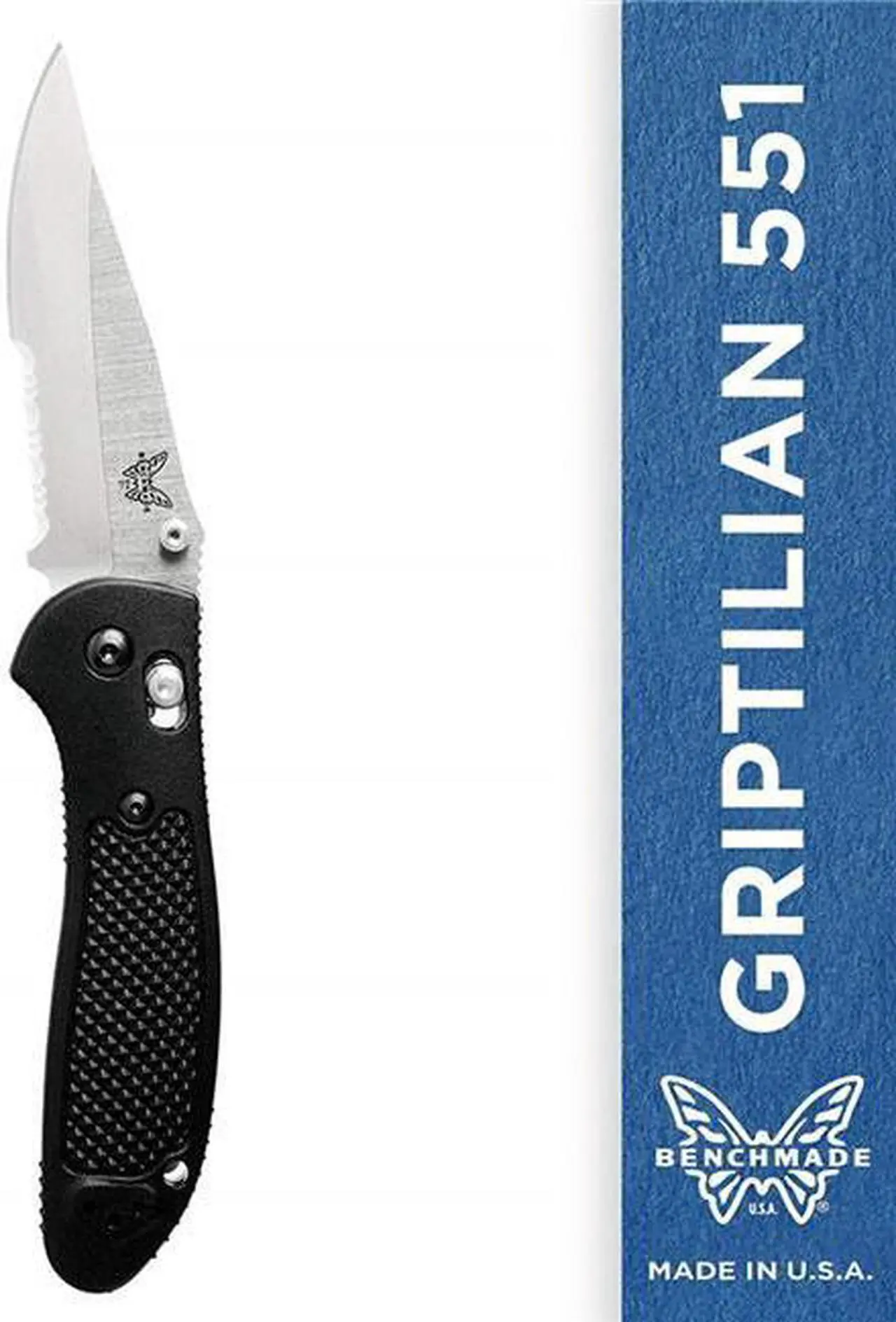 Alt view image 9 of 11 - Benchmade 551-S30V Griptilian Knife