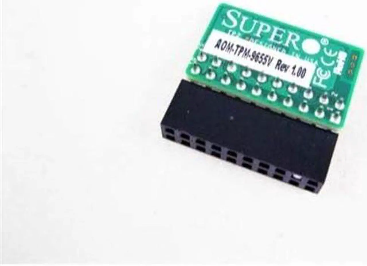 Alt view image 2 of 4 - Supermicro Accessory AOM-TPM-9670V-O TPM 2.0 with Infineon 9670 controller Brown Box