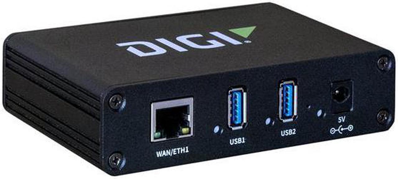 Digi International AW02-G300 AnywhereUSB 2 Plus Remote USB 3.1 Hub with 2 Type A USB Connectors Networking Modules