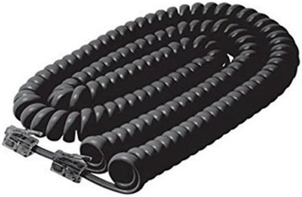 Black Point Products BT-083 BLACK 7 ft. CoiLED Handset Cord