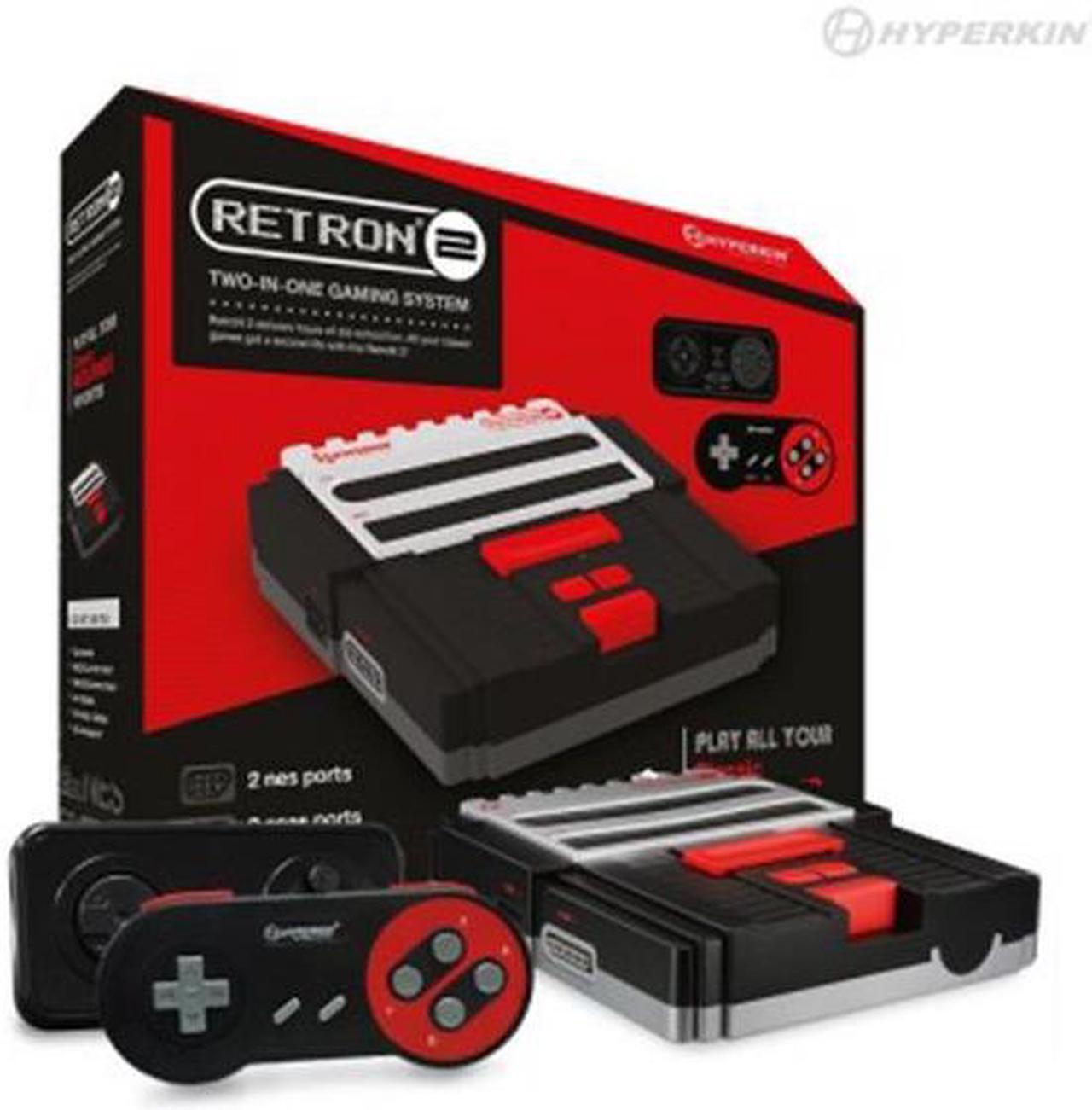 Main image of Hyperkin M05932-BK RetroN2 2 in 1 Console Videogame Hardware, Black