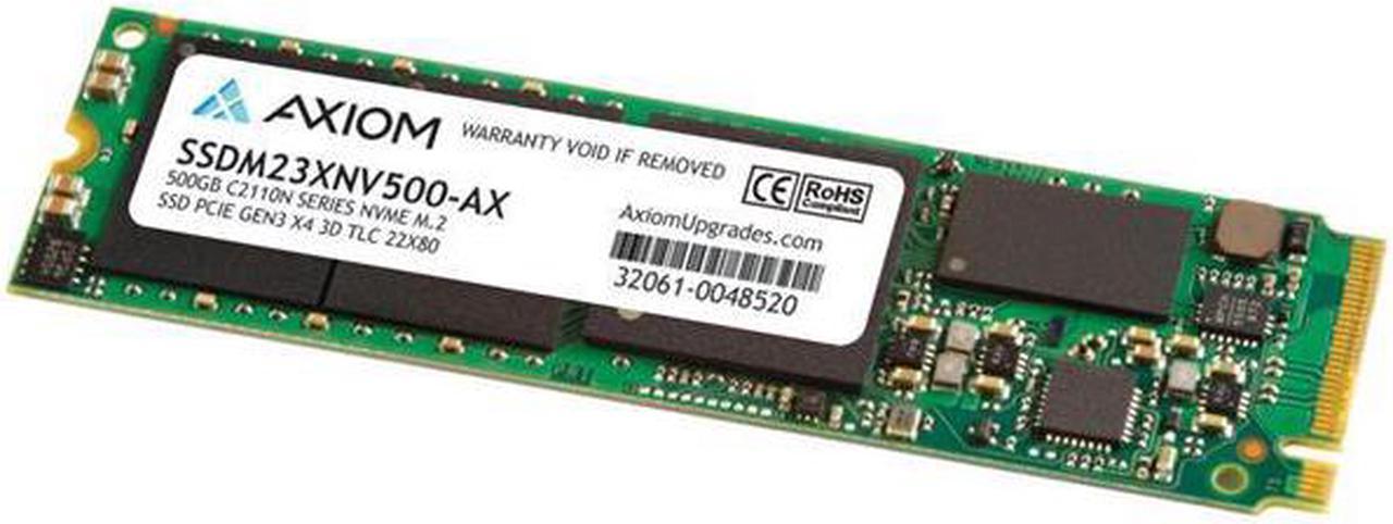 Axiom C2110n 500 Gb Solid State Drive - M.2 2280 Internal - Pci Express Nvme (Pci Express Nvme 3.0 X4) - Taa Compliant